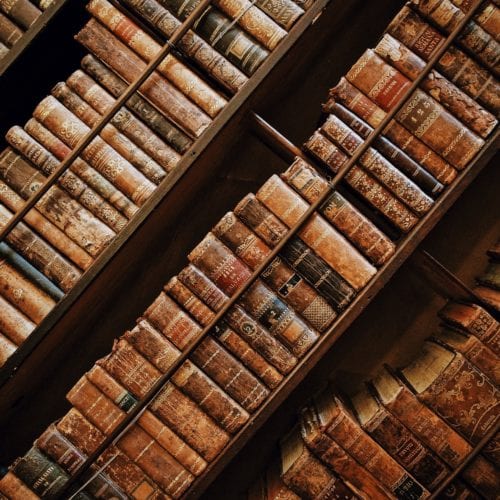 vintage book collection